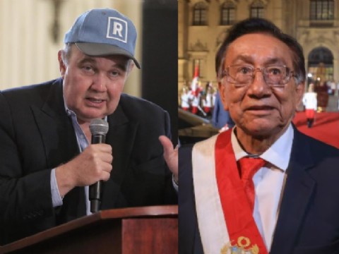 López Aliaga acusa que Balcázar está extorsionado por Cerrón, Acuña y Fujimori: denuncia pactos para repartija de cargos