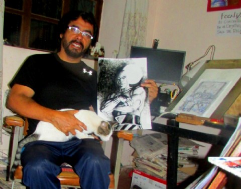 Percy Ochoa, el último dibujante de Rocky Keegan, Martín Toro y The Phantom