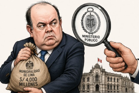 La Fiscalía pone bajo la lupa a López Aliaga por un presunto esquema millonario financiero de la Municipalidad de Lima