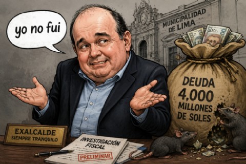 VIDEO | López Aliaga le resta importancia a la pesquisa por deuda y responde con ataques a la Fiscalía y a Gorriti