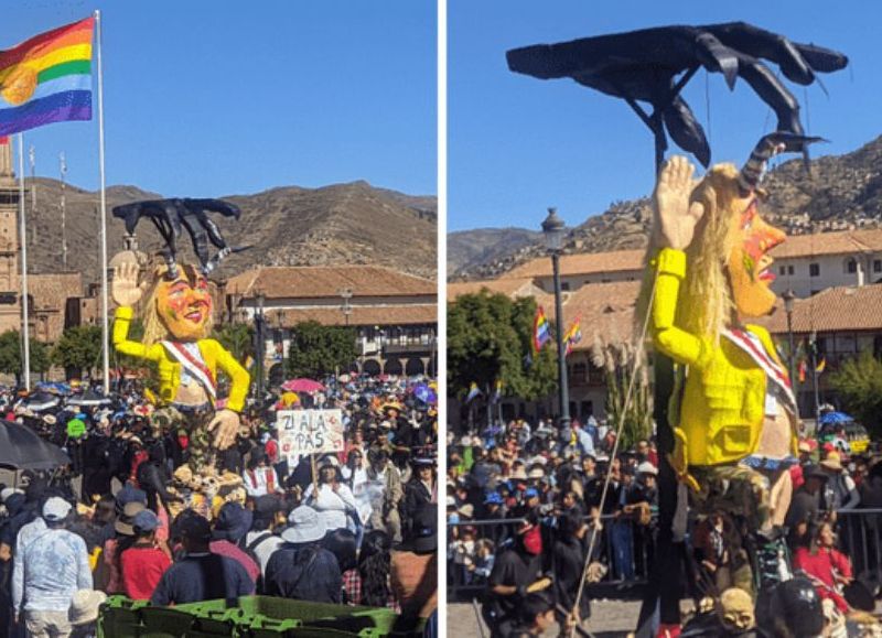 ¿Censura del Gobierno? Artistas denuncian la desaparición de una obra que criticaba a Boluarte