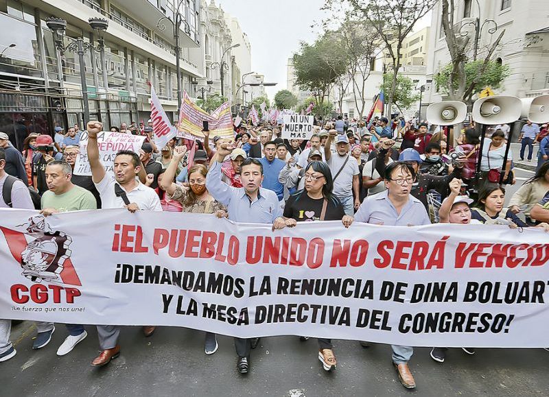 La Tercera Toma de Lima acorrala al Gobierno: "Durará hasta lograr la renuncia de Boluarte"